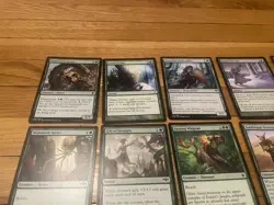 Green MTG Cards Lot Rare, Foil, Land, And More Magic The Gathering Cards! - Image 5