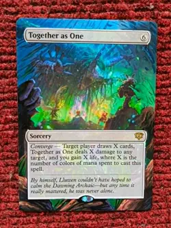 Together as One MTG Secrets of Strixhaven Hand Painted Extended Full Altered Art - Image 1