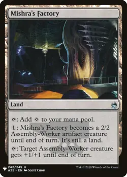 Mishra's Factory ~ Near Mint Mystery Booster MTG Magic UltimateMTG Land Card - Image 1