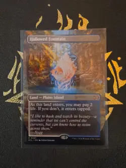 Magic The Gathering, Hallowed Fountain, (Borderless) Lorwyn Eclipsed, Regular - Image 1