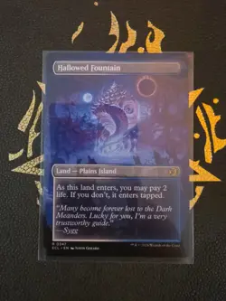 Magic The Gathering, Hallowed Fountain, (Borderless) Lorwyn Eclipsed, Regular - Image 2