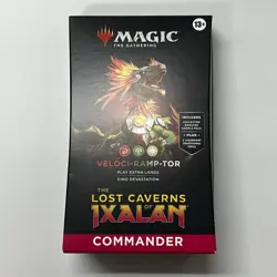 The Lost Caverns of Ixalan Commander Deck - Veloci-Ramp-Tor MTG Brand New Sealed - Image 1