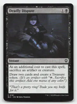 Deadly Dispute 181 Common Commander: Bloomburrow Magic: The Gathering Near Mint - Image 1