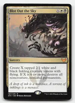 Blot Out the Sky 167 Mythic Strixhaven: School of Mages Magic: The Gathering NM - Image 1