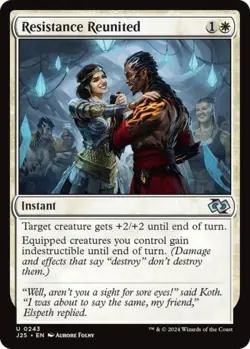 Resistance Reunited - Light Play MTG Foundations Jumpstart - Image 1
