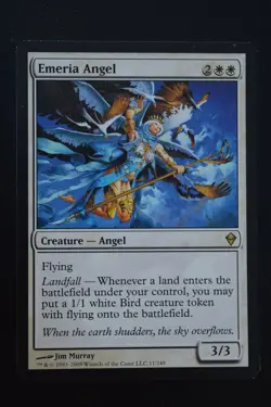 Magic The Gathering MTG EMERIA ANGEL Zendikar LP Lightly Played - Image 1