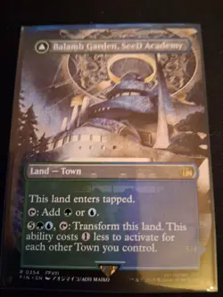 MTG FINAL FANTASY BALAMB GARDEN SEED, ACADEMY BORDERLESS RARE - Image 1