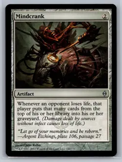 New Phyrexia #144 Mindcrank *M2 - Image 1