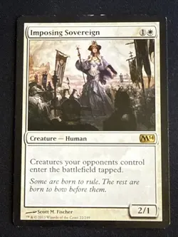 1x Imposing Sovereign (22) Core Set 2014 M14 MP MTG Magic the Gathering x1 MKE - Image 1