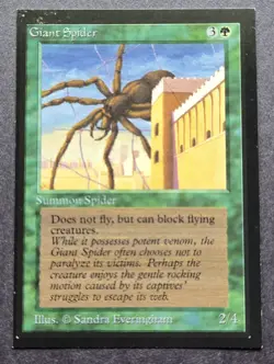 Signed MTG Magic Sandra Everingham Artist Proof _ Beta CE _ GIANT SPIDER _#5/50! - Image 2