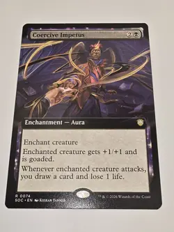 Coercive Impetus (Extended Art) Commander: Secrets of Strixhaven Regular - Image 1