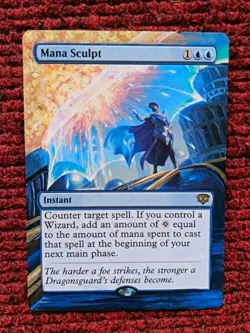 Mana Sculpt MTG Secrets of Strixhaven Hand Painted Borderless Full Altered Art v - Image 1
