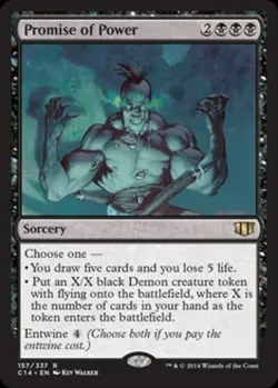 Promise of Power - Light Play MTG Commander 2014 Edition - Image 1
