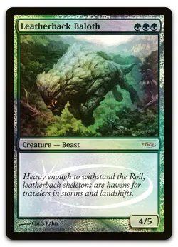 Leatherback Baloth #37 (Foil) (NM) WPN & Gateway Promos WPN Magic MTG - Image 1
