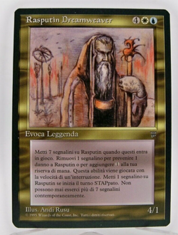 Magic the Gathering MTG - RASPUTIN DREAMWEAVER Legends (ITALIAN) NM Reserve List - Image 1