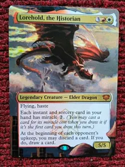 Lorehold, the Historian MTG Secrets of Strixhaven Hand Painted Full Altered Art - Image 1