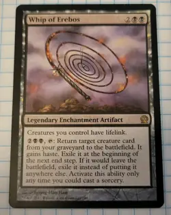 MTG Whip of Erebos #110 Theros Rare Magic The Gathering Artifact - Image 1