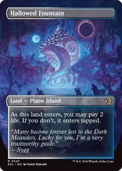 Hallowed Fountain (Lorwyn Eclipsed) - Borderless - NM Pack Fresh MTG - Image 2