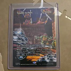 Trouble In Paris Borderless Magic Mtg Teenage Mutant Ninja Turtles Mythic - Image 1