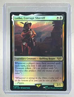 Lotho, Corrupt Shirriff 2023 MTG Lord of the Rings Middle-Earth #0213 Foil (C) - Image 1