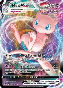 Mew VMAX (#114/264) - Holofoil SWSH - Fusion Strike NM Pokemon - Image 1