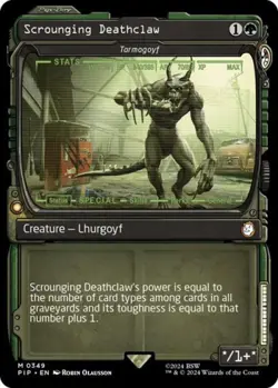 MTG English Scrounging Deathclaw - Tarmogoyf (Showcase) NM Normal - Image 1