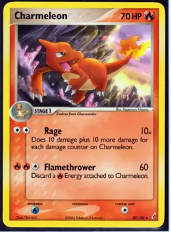 2006 VINTAGE POKEMON-2 CHARMELEON+2 CHARMANDER EX CRYSTAL GUARDIANS-REGULAR NM - Image 3