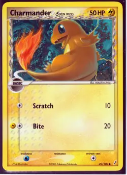 2006 VINTAGE POKEMON-2 CHARMELEON+2 CHARMANDER EX CRYSTAL GUARDIANS-REGULAR NM - Image 4