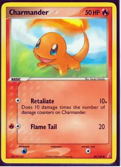 2006 VINTAGE POKEMON-2 CHARMELEON+2 CHARMANDER EX CRYSTAL GUARDIANS-REGULAR NM - Image 5