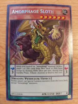 Amorphage Sloth - SHVI-EN030 - Near Mint NM - Secret Rare - Unlimited - Image 1