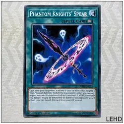 Phantom Knights' Spear - LEHD-ENC14 - Common 1st Edition Yugioh - Image 1