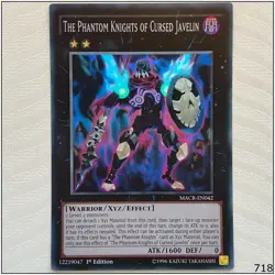 The Phantom Knights of Cursed Javelin MACR-EN042 Super Rare 1st Edition Yugioh - Image 1