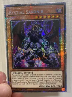 Yu-Gi-Oh! STARLIGHT! RA05-EN023 Bystial Saronir 1st Ed NM-MINT - Image 1