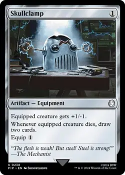 MTG English Skullclamp NM Normal Universes Beyond: Fallout - Image 1