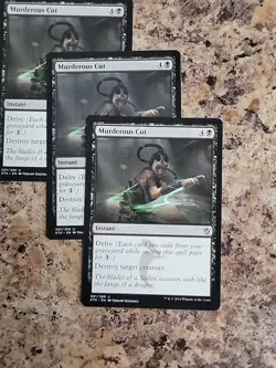 Murderous Cut x4 Khans of Tarkir 4x Playset Magic the Gathering MTG - Image 3