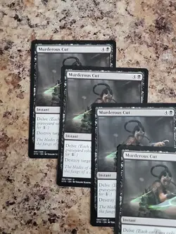 Murderous Cut x4 Khans of Tarkir 4x Playset Magic the Gathering MTG - Image 4