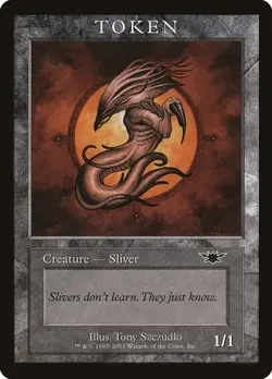 Sliver - Promo Token Magic Player Rewards 2003 LP MTG - Image 1
