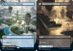 NM-Mint, English MTG Regular Clearwater Pathway // Murkwater Pathway - Borderles - Image 1