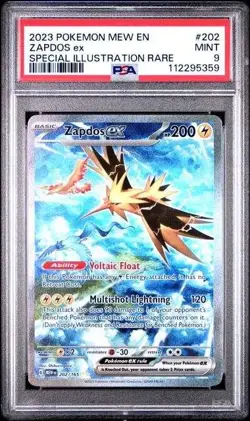 Zapdos ex 202/165 SIR Scarlet & Violet 151 💎PSA 9 MINT💎 Pokemon Card - Image 1