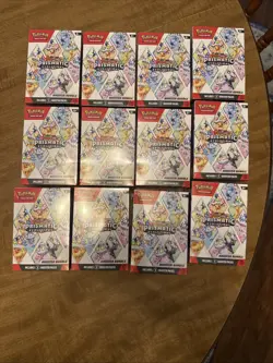 🔥Factory Sealed* Pokemon TCG Prismatic Evolutions Booster Bundle (LOT OF 12) - Image 1
