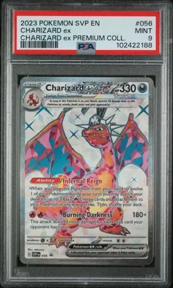 PSA 9 Mint Charizard ex SVP 056 Pokemon Scarlet Violet Promo Full Art - Image 1