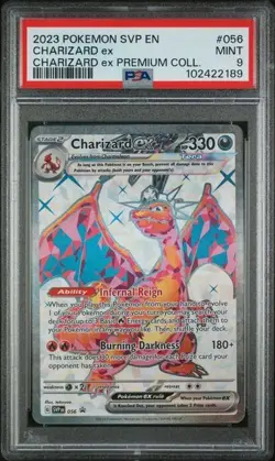 PSA 9 Mint Charizard ex SVP 056 Pokemon Scarlet Violet Promo Full Art - Image 1