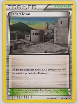 Faded Town 73/98 Pokemon - XY Ancient Origins MP - Image 1