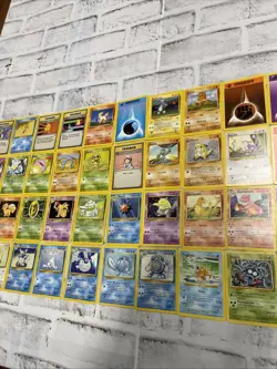 Pokemon Base Set Non Holo Lot of 56 Cards WOTC TCG LP/NM Pokemon - NO DUPES - Image 4