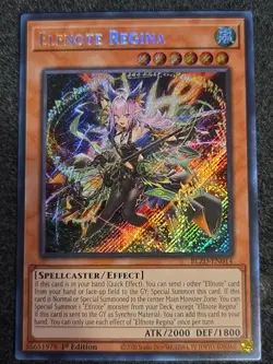 Yu-Gi-Oh! TCG Elfnote Regina BLZD-EN014 Secret Rare 1st Ed, NM - Image 1