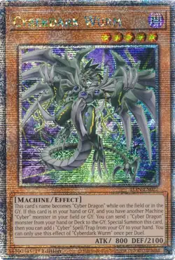 Cyberdark Wurm (Quarter Century Secret Rare)-Quarter Century Secret Rare - 1s... - Image 1