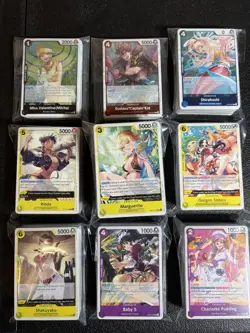 One Piece Card Game 450+ Cards Bulk Lot | 60 Holo Foils Included - MINT fresh - Image 1