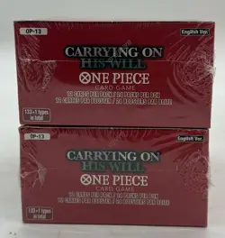 Lot of (2) One Piece TCG OP-13 Carrying On His Will Booster Boxes SEALED ENGLISH - Image 5