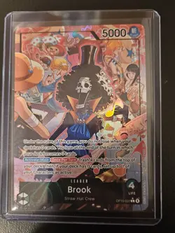 OP15-022 Brook Alt Art Leader Adventure on Kami’s Island One Piece TCG English - Image 1