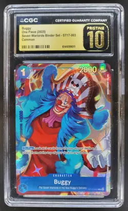 2025 ONE PIECE BUGGY SEVEN WARLORDS ST17-003 CGC 10 PRISTINE D PT - Image 1